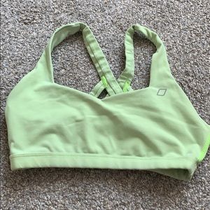Lorna Jane Green Sports Bra Medium